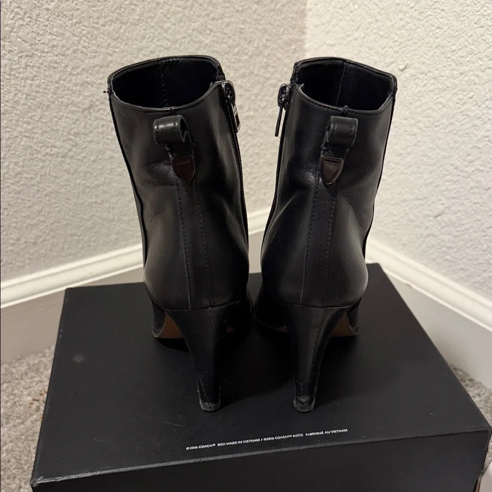 Coach ankle booties